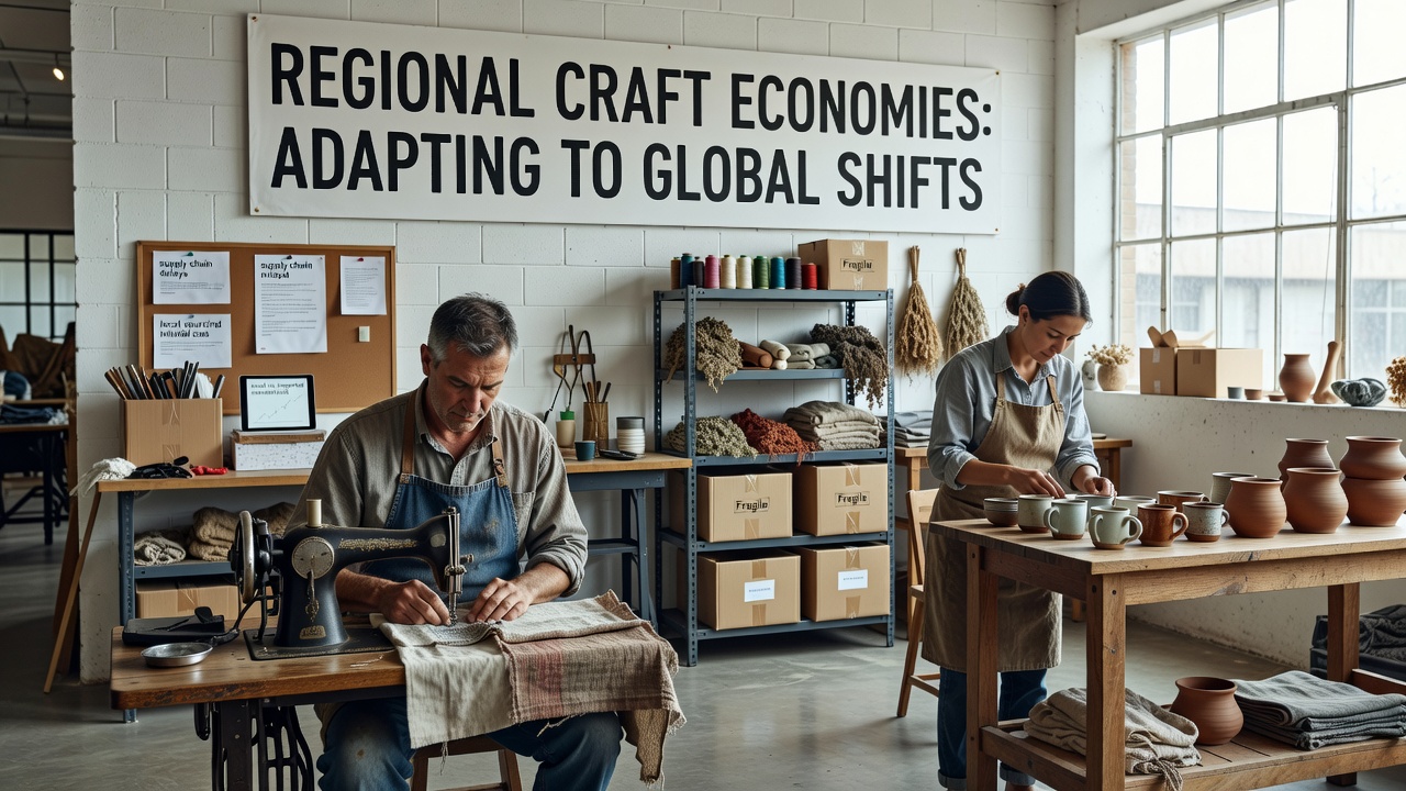 Regional craft producers reviewing supply data on shared digital platforms